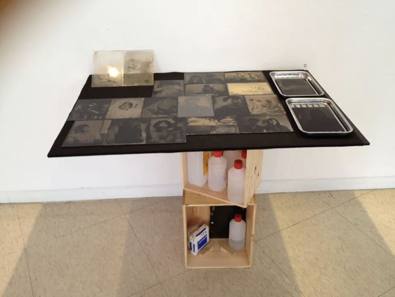 Selfie with pinhole camera